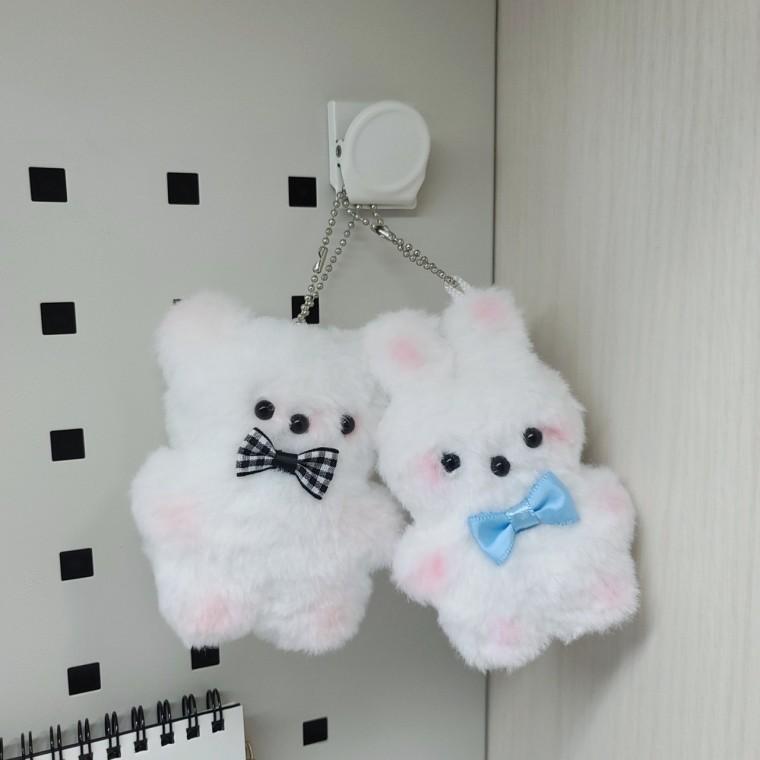 나비넥타이 인형 키링 보타이 곰돌이 토끼 가방고리