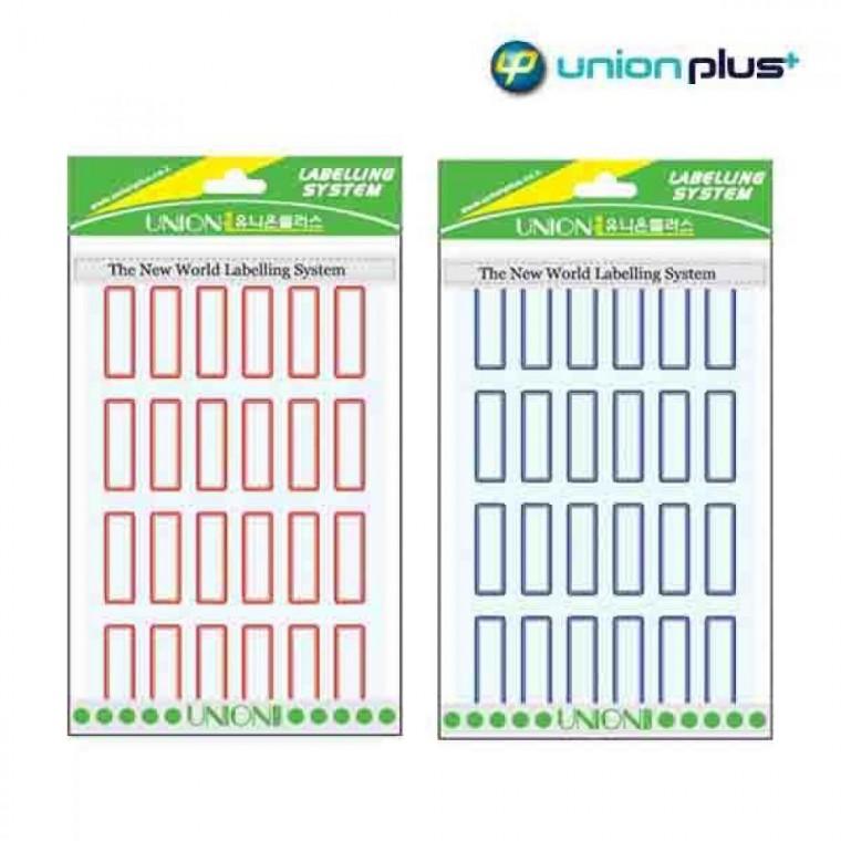 유니온플러스 일반견출지 견출지 스티커 견스티커 12x31mm 견출스티커