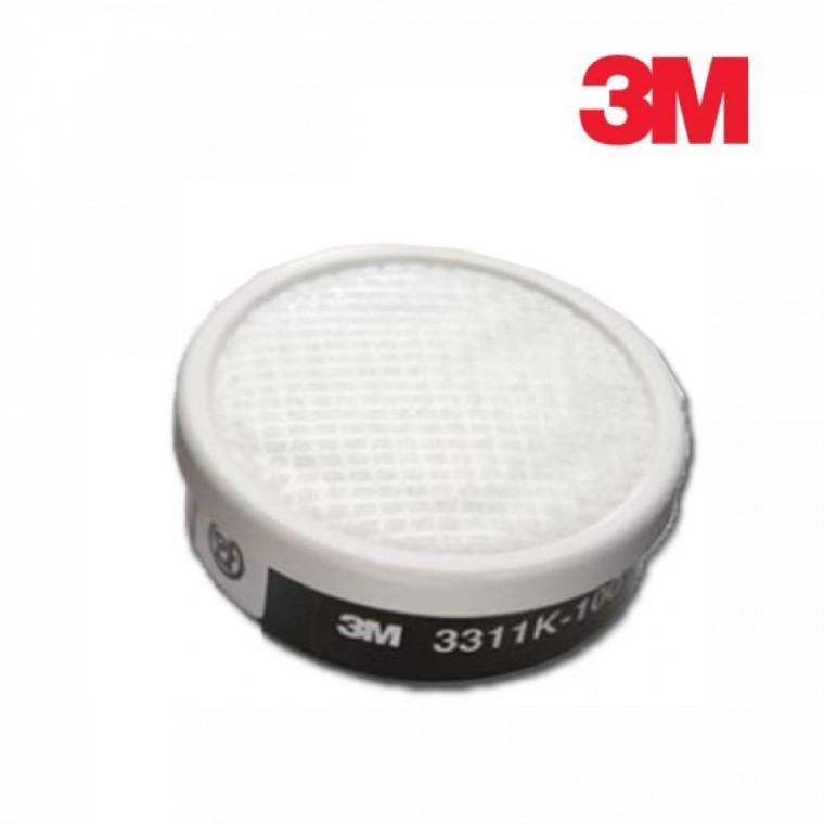 3M 산업용 일반면 안전마스크 마스크용 정화통 3311K-100