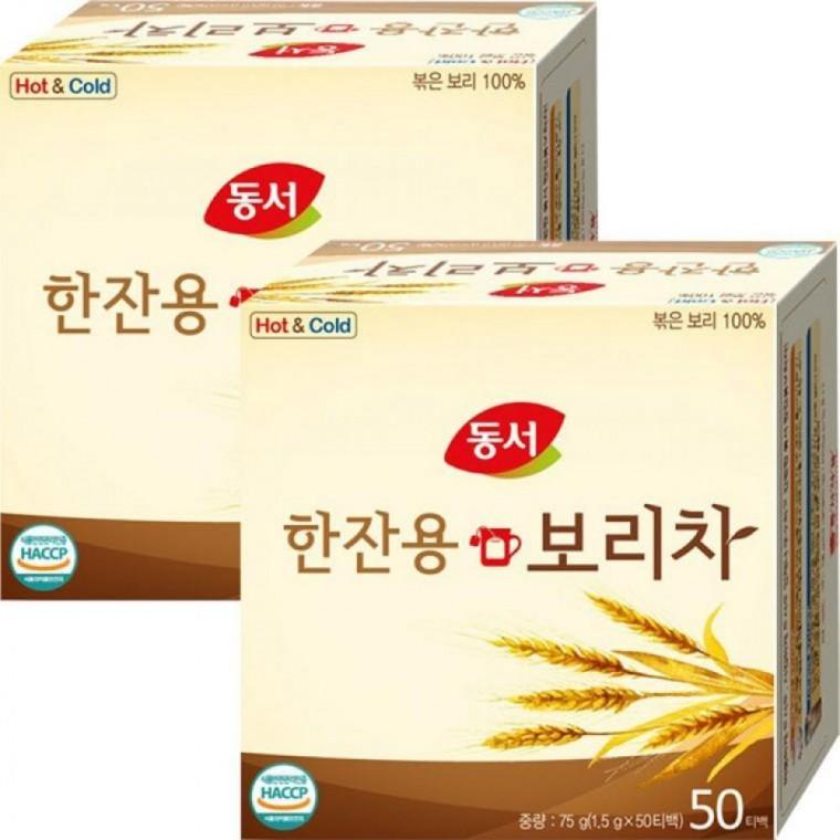 한잔용 보리차 티백 1.5g x 100개입