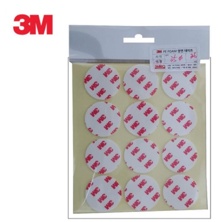 강력테이프 3M테이프 3M 다용도 양면테이프 3M양면 원형 35mm 36개입