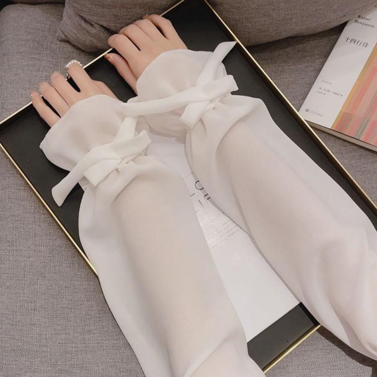 여성 운전용 레이스 리본 팔토시