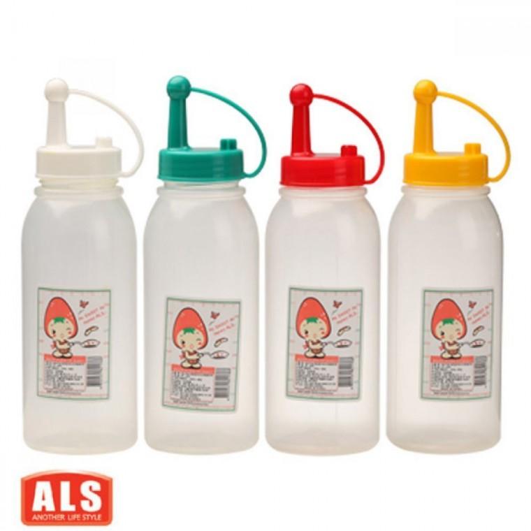 원타임 기름병 누드 케찹병 겨자병 소스통 식초병 양념통 대형 500ml