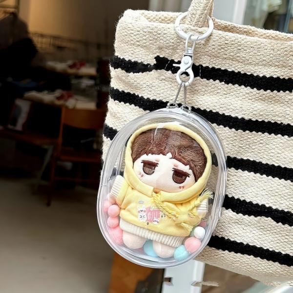 PVC 솜인형 파우치 인형 피규어 가방 보관 10cm