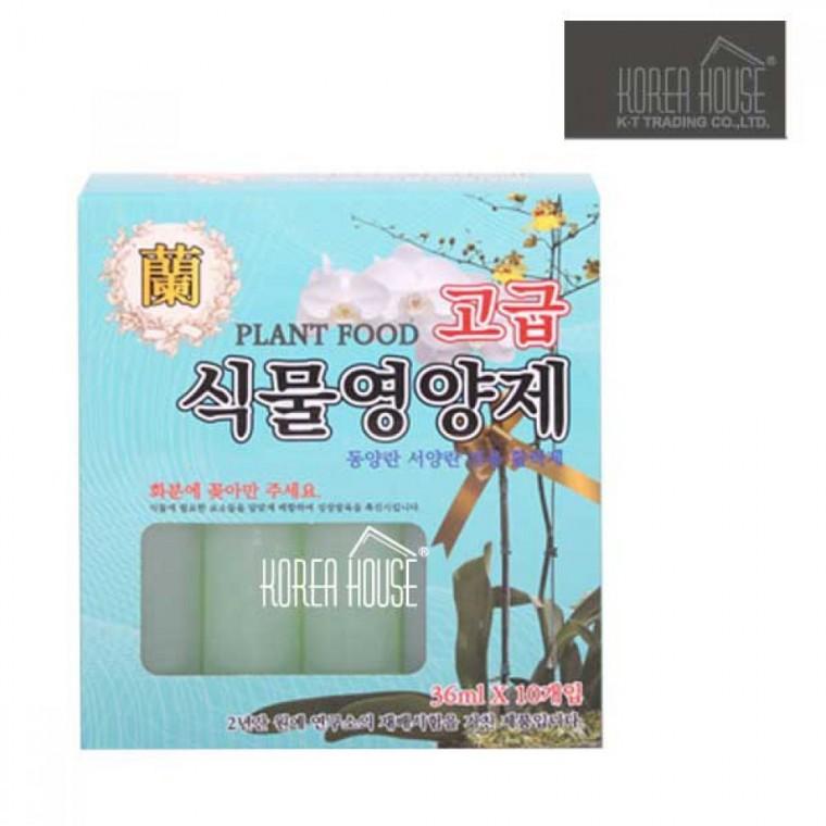 앰플형 흙 화분 용토 식물영양제 고급형 석회 1각 36ml 10개입