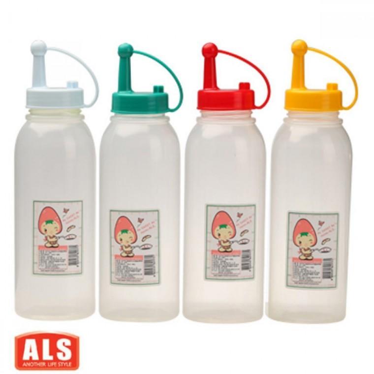 소스병 원타임 누드 케찹병 소스통 겨자병 식초병 양념통 특대형 670ml