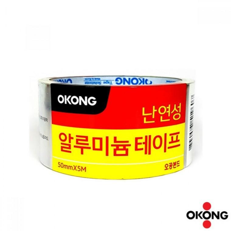 오공 은박테이프 난연성 은색테이프 알미늄 알루미늄 테이프 50mmX5M