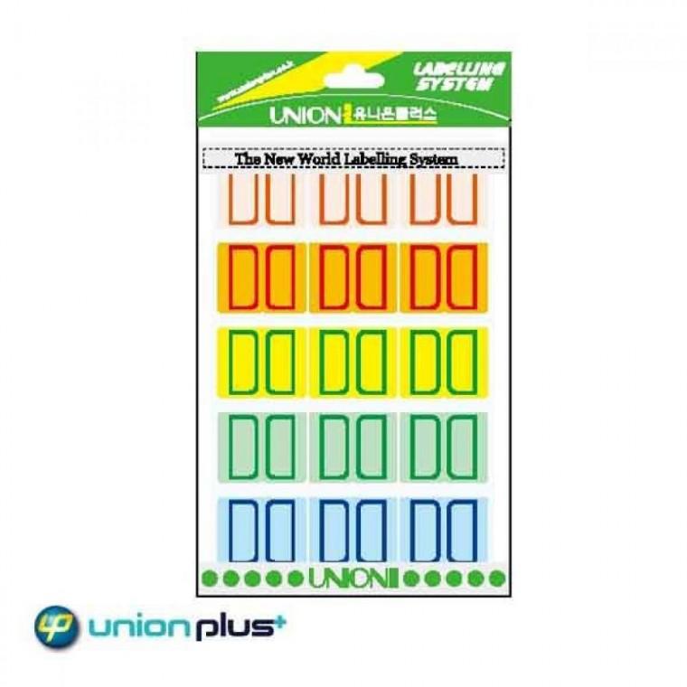 유니온플러스 견출지 스티커 일반견출지 전출지 103-1 혼합 29x23mm 견출스티커