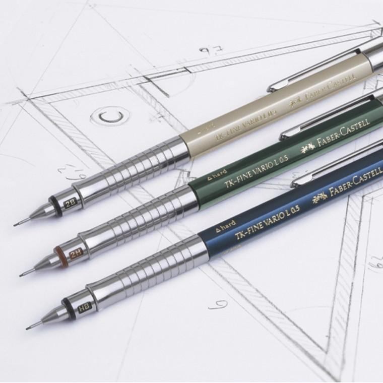 파버카스텔 신상 제도용 그림 TK 파인 바리오 L 샤프 0.3mm 0.5mm 0.7mm 1.0mm 필기구
