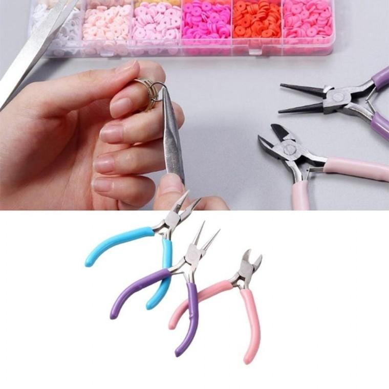 악세서리 비즈 공구 3종세트 주얼리 DIY 핸드메이드 도구 주얼리 비즈 DIY 핸드메이드 공구 만들기
