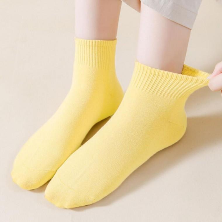 깔끔한 골지 밴딩 단목 스타일 여성 데일리 패션 양말
