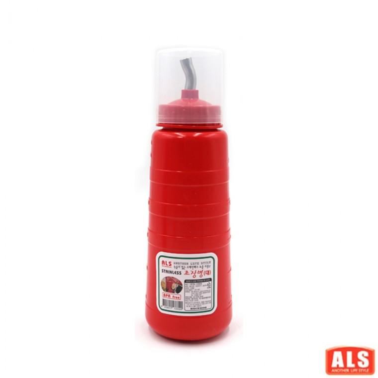 간장병 스테인레스 초장병 케찹 양념통 소스병 겨자병 대형 530ml
