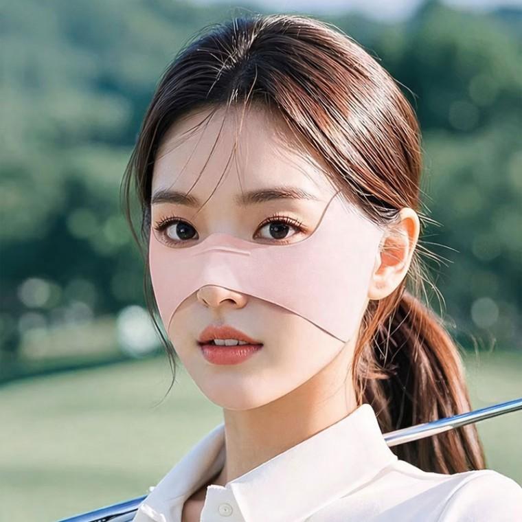 피부 보호를 위한 귀걸이 나비 페이스 마스크 자외선차단 얼굴햇빛가리개 골프 등산 러닝 자외선패치