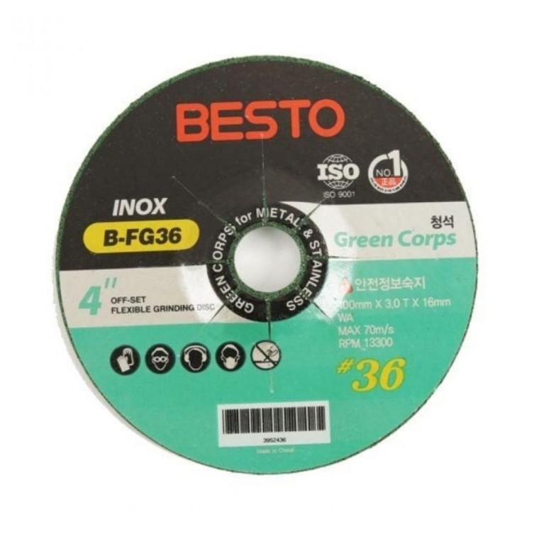 플렉시블 그라인딩 부품 100mm 4 푸른돌 (20 EA)