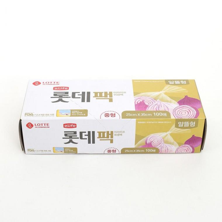 100매입 비닐팩 중형 위생백