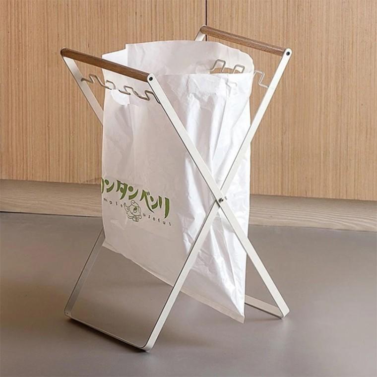 접이식 소품 철재 다용도 수납 쓰레기렉 쓰레기통