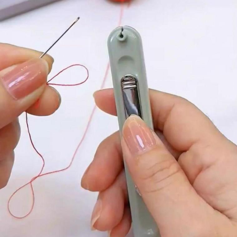 쪽가위 수선용 미싱용품 가이드 도구 실끼우기 바느질 끼우개 실바늘꿰기도구