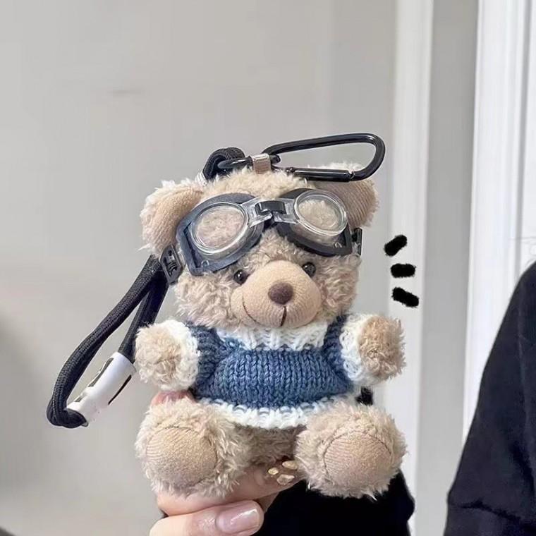 키링 곰돌이 차키 악세서리 DIY 고리 부자재 와이어링 KK978