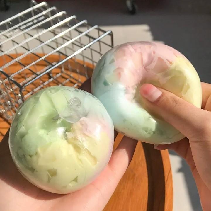 솜사탕 왁뿌볼 왁스 뿌시기 말랑이 2세대 슬랑이 슬라임 마시멜로우 타바 스퀴시 스트레스볼