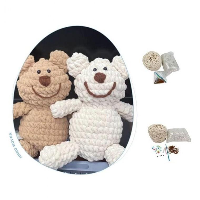 코바늘 손뜨개 인형 DIY 패키지 만들기 키트 뜨기 손뜨개 뜨개질 재료세트 코바늘 집콕취미