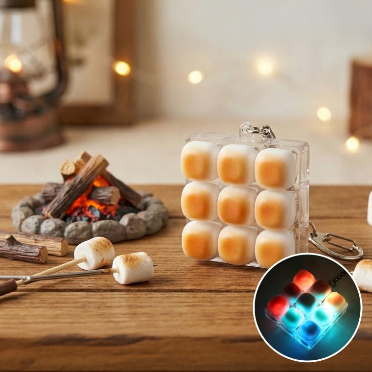 키보드 클리커 딸깍이 키캡키링9구 led 마시멜로