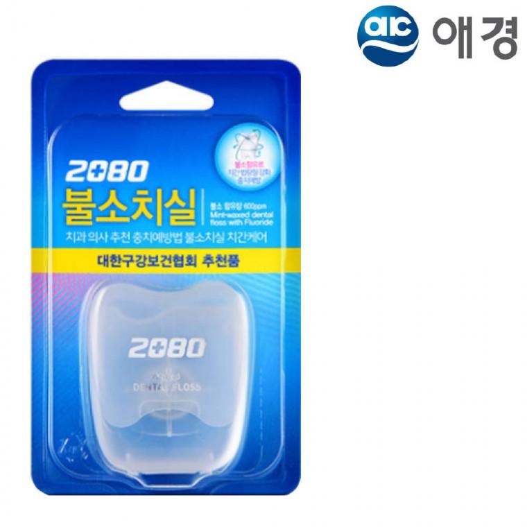 국산치실 칫솔 애경 치간세정용 구강관리 치실 불소 40M