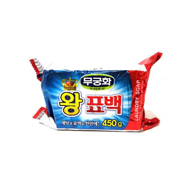 무궁화 왕표백 빨래비누 손빨래 세탁 비누 450g