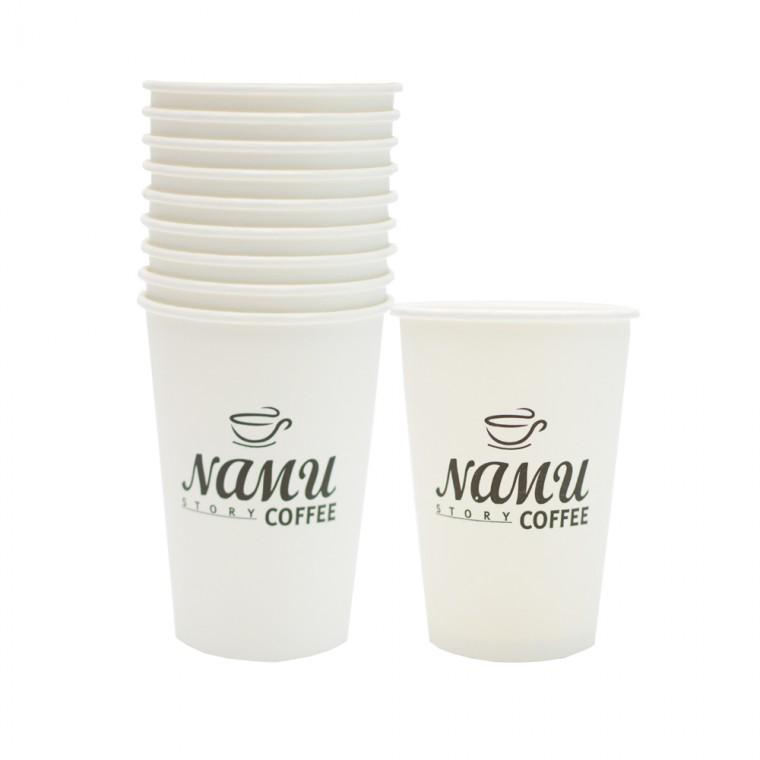 종이컵 음료컵 테이크아웃 일회용 핫컵 커피컵 380ml 10개입
