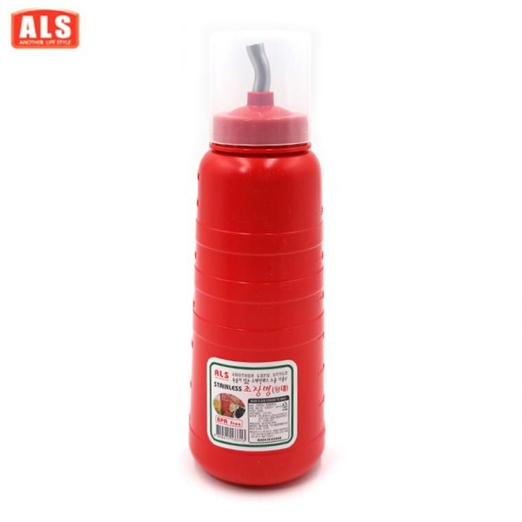 스테인레스 초장병 케찹 식초병 참기름병 겨자병 소스병 왕대 730ml