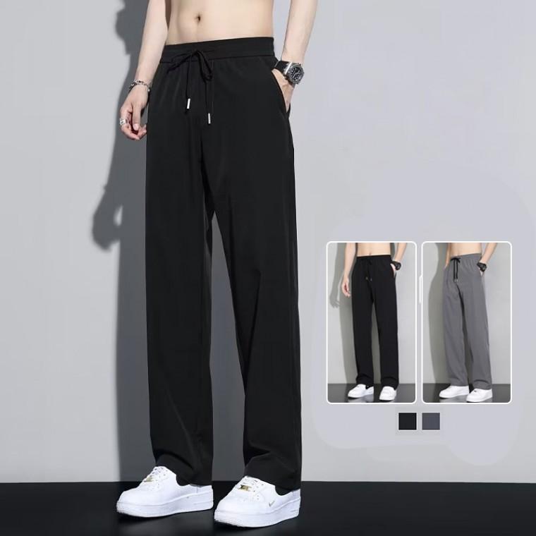 쿨바지 여름 아이스 쿨팬츠 밴딩 슬랙스 데일리 쿨링팬츠 아이스바지 시원한 바지 남녀공용 KK924