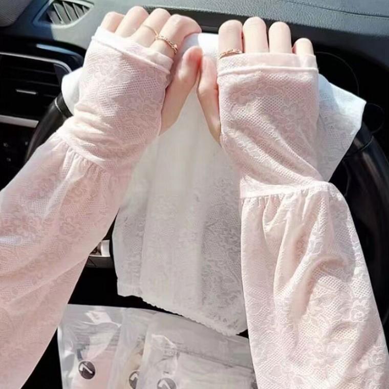 자외선차단 레이스 플라워 쿨토시 망사쿨토시 여성토시 여자쿨토시 운전쿨토시 패션쿨토시 루즈슬리브