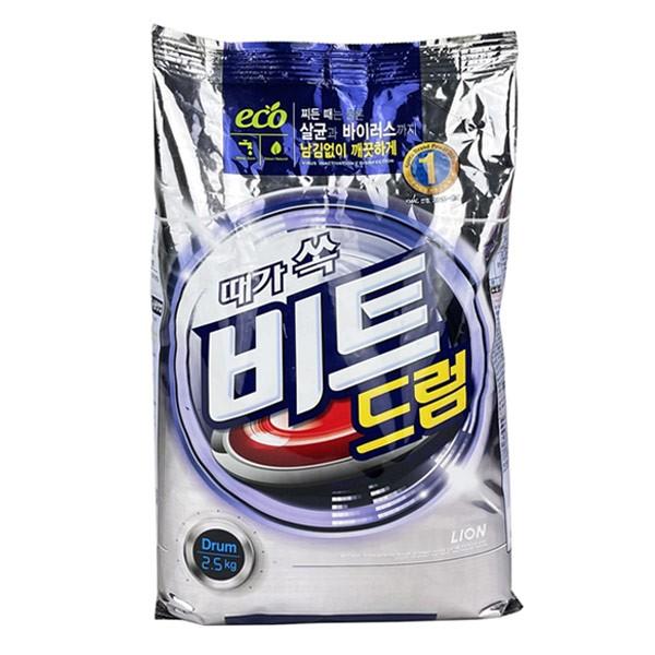 비트 드럼 분말세제 2.5kg -TJ 비트 세제 빨래 가루세제 가루형세제 분말세제 세탁 드럼세탁기 세탁기세제