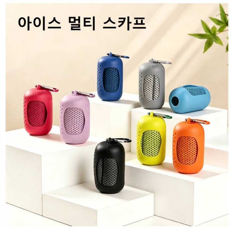 [INSIVO] 쿨타올 아이스 스포츠 프레쉬쿨 수건 멀티 넥쿨러 쿨스카프 냉감 습식 헬스장 등산 땀수건 냉