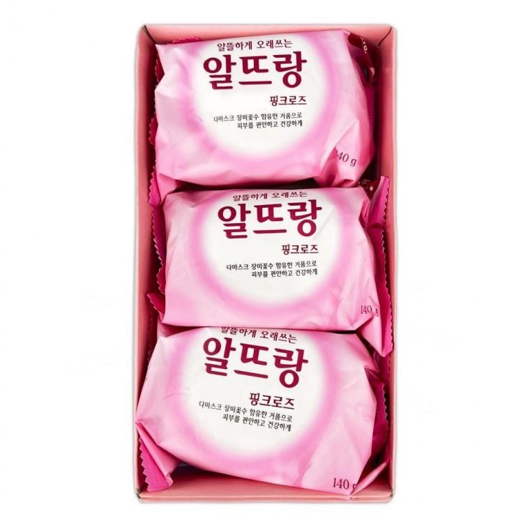알뜨랑 핑크로즈 비누 140g 3개입