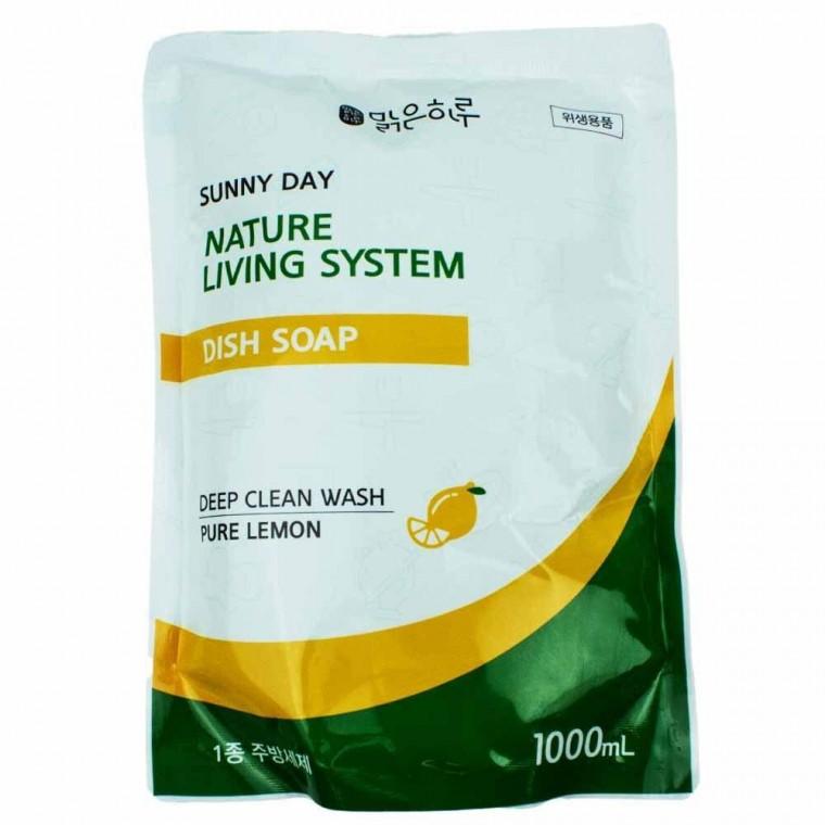 맑은하루 주방세제 리필 레몬향 1000ml x 12개입