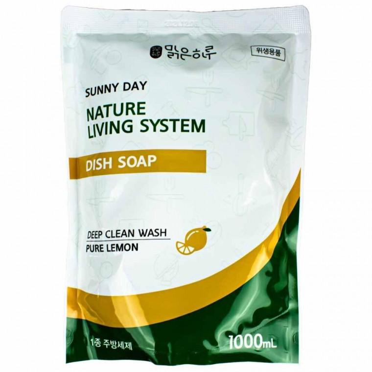 맑은하루 내추럴 주방세제 레몬향 리필 1000ml