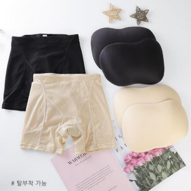 보정속옷 힙라인 매쉬 탈부착 골반패드 거들 힙업 데일리