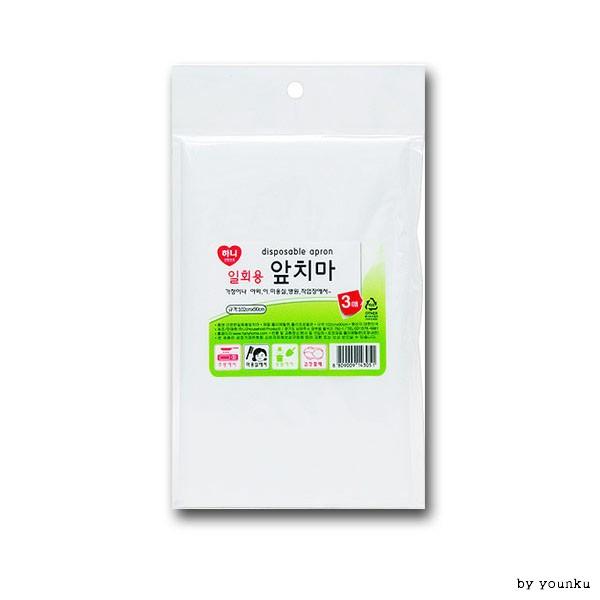 하니 일회용 앞치마 -5매입 5장든 상품입니다 /압치마/앞치마/요리/주방용품/