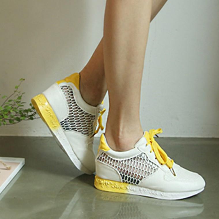 당일발송 여성 3cm 매쉬 운동화 스니커즈