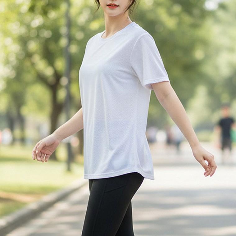 남자 여자 매쉬 운동 반팔 티셔츠 데일리룩