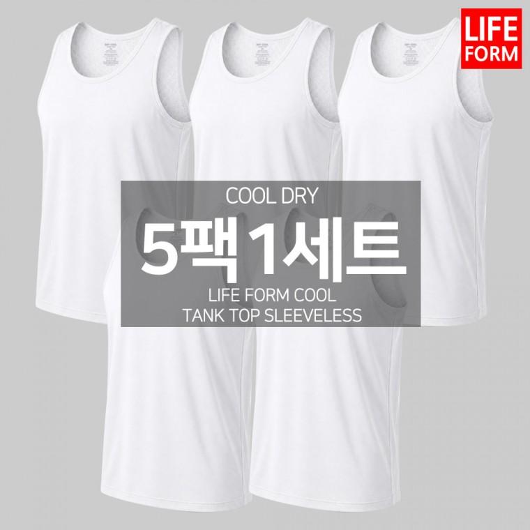 5팩1세트 쿨드라이 기능성 남성 런닝 나시 남자 민소매 탱크톱