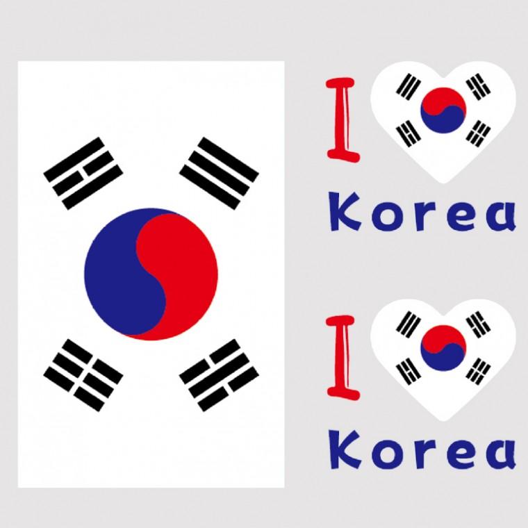 [GS마켓] 응원 타투스티커 축구 국가대표 페이스 바디스티커 페스티벌 스포츠 경기 응원용