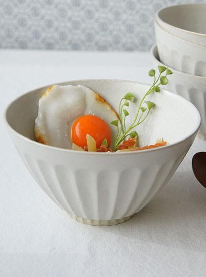 라면 국수 담기 좋은 화이트 로터스 우동기 4P세트