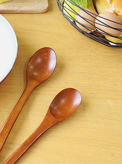 조리부분이 넓어서 편한 로즈우드 요리스푼 2size
