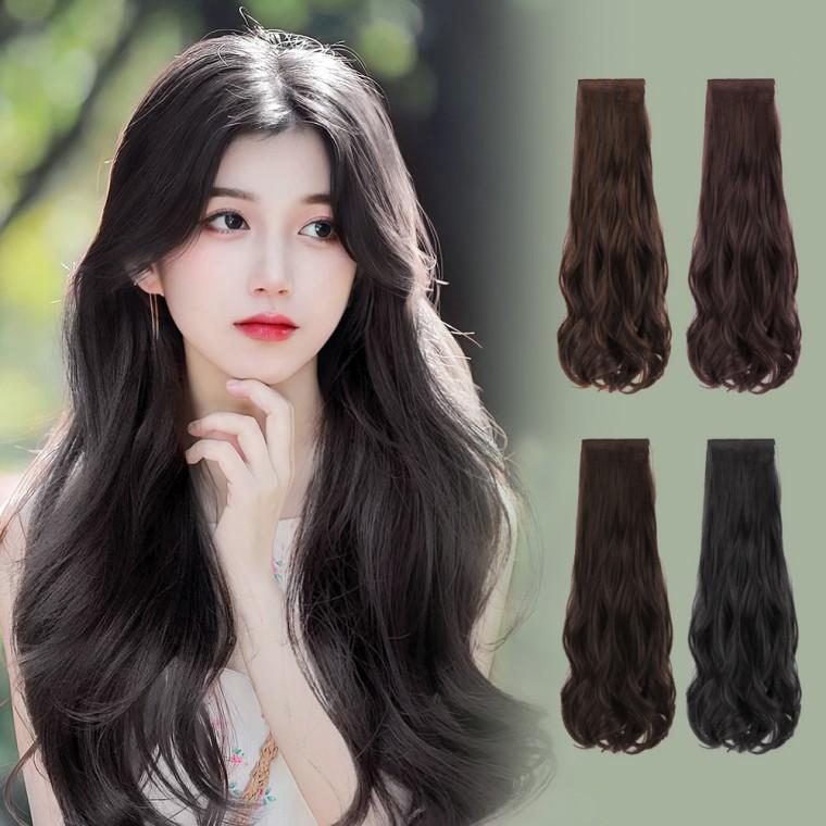 롱 웨이브 헤어피스 부분가발 3개입 SD-230905