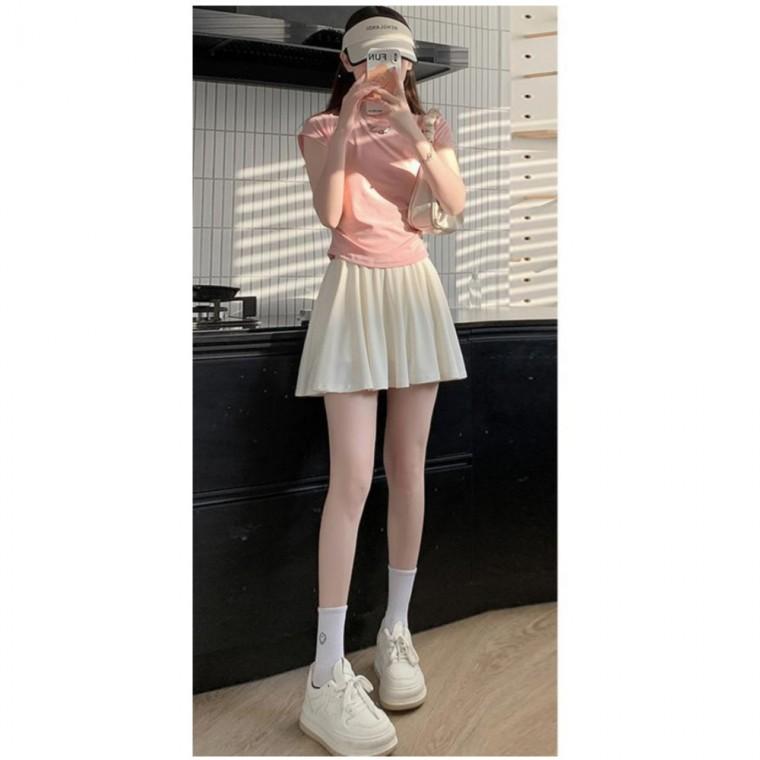 밴딩속바지 A라인 플스커트 UC-0116