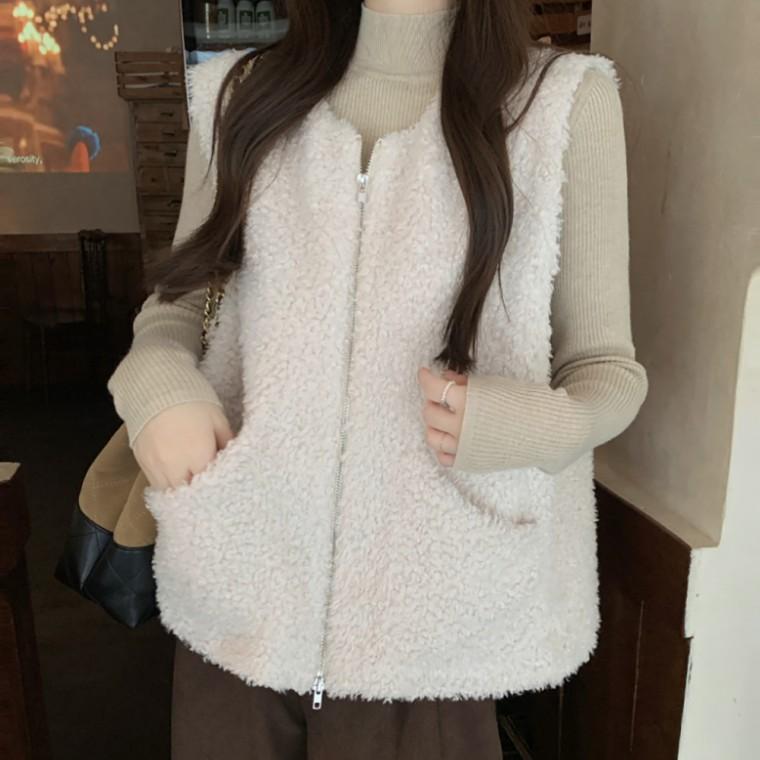 양털 뽀글이 조끼 LL O138