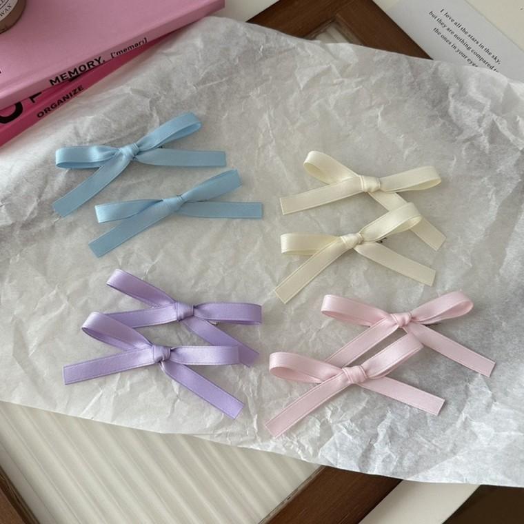 발레코어 미니 리본 집게핀