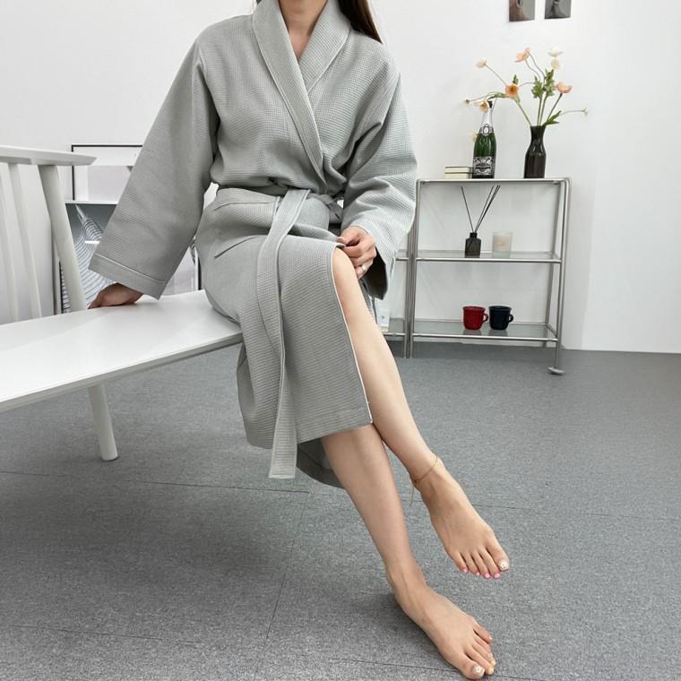 와플 샤워가운 목욕 호텔 샤워 가운