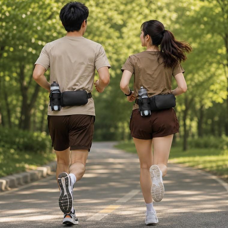 러닝 등산 방수 물통 힙색 크로스백